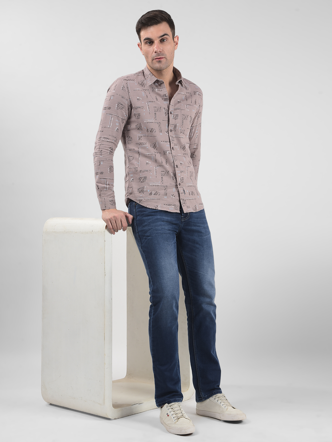 Numero Uno Men Solid Blue Jeans